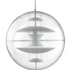 Verpan Pendler|Spots<Globe, Glass pendel Ø50 af Verner Panton