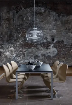 Verpan Pendler|Spots<Globe, Glass pendel Ø50 af Verner Panton