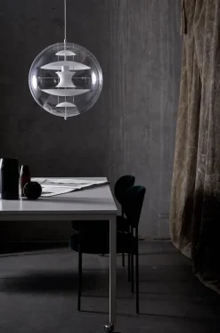 Verpan Pendler|Spots<Globe, Glass pendel Ø50 af Verner Panton