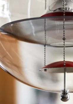 Verpan Pendler|Spots<Globe, Glass pendel Ø40 af Verner Panton