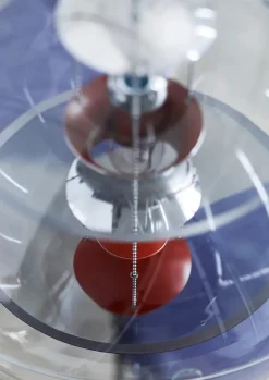 Verpan Pendler|Spots<Globe, Glass pendel Ø40 af Verner Panton