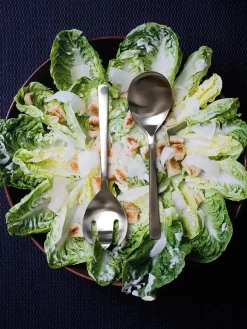 Kay Bojesen Denmark Service<Grand Prix Salatbestik i poleret stål, lille fra Kay Bojesen