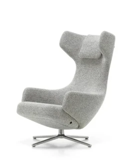Vitra Lænestole<Grand Repos Lænestol, cream/dark brown fra