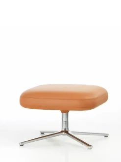 Vitra Fodskamler|Lænestole<Grand Repos Lænestol inkl. Fodskammel, cognac (Premium Læder) fra