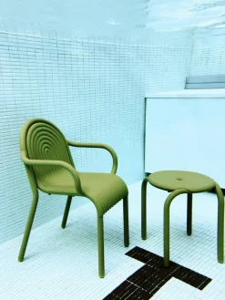 Tom Dixon Udendørs Loungemøbler|Havestole<Groove Stool fra