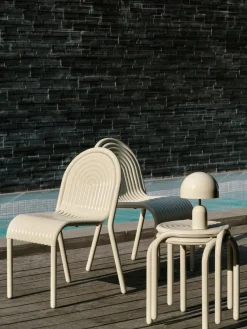 Tom Dixon Udendørs Loungemøbler|Havestole<Groove Stool fra