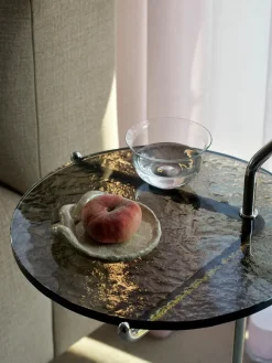 &Tradition Sideborde Og Små Borde<Halten SH9 Sidebord, warm black & smoked glass fra