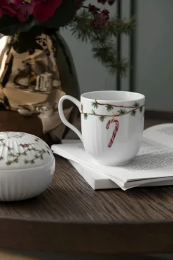Kähler Juleborddækning|Service<Hammershøi Julebonbonniere Ø11,5 cm fra
