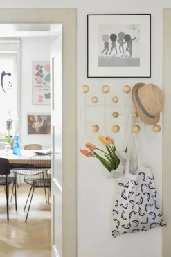 Vitra Knagerækker|Entrémøbler<Hang It All, White/Pine fra