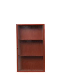 Ferm Living Reoler<Haze Wall Cabinet, oxide red fra