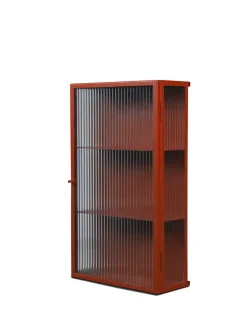 Ferm Living Reoler<Haze Wall Cabinet, oxide red fra