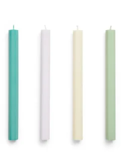 HAY Stearinlys<Hexagon Candle 4 Stk., dark fra