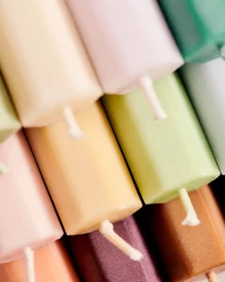 HAY Stearinlys<Hexagon Candle 4 Stk., dark fra