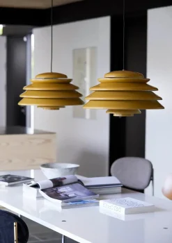 Verpan Pendler|Spots<Hive pendel, yellow af Verner Panton