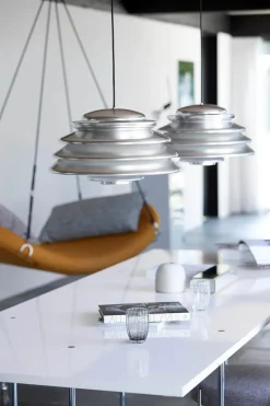 Verpan Pendler|Spots<Hive pendel, yellow af Verner Panton