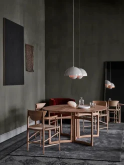 &Tradition Spisebordsstole<HM3 Drawn spisebordsstol af Hvidt & Mølgaard