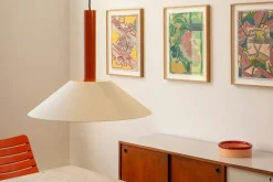 Nine Pendler|Spots<Hook pendant small, black fra