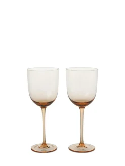 Ferm Living Service<Host White Wine Glasses, sæt á 2 stk. fra