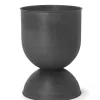 Ferm Living Vaser<Hourglass Pot, sort fra
