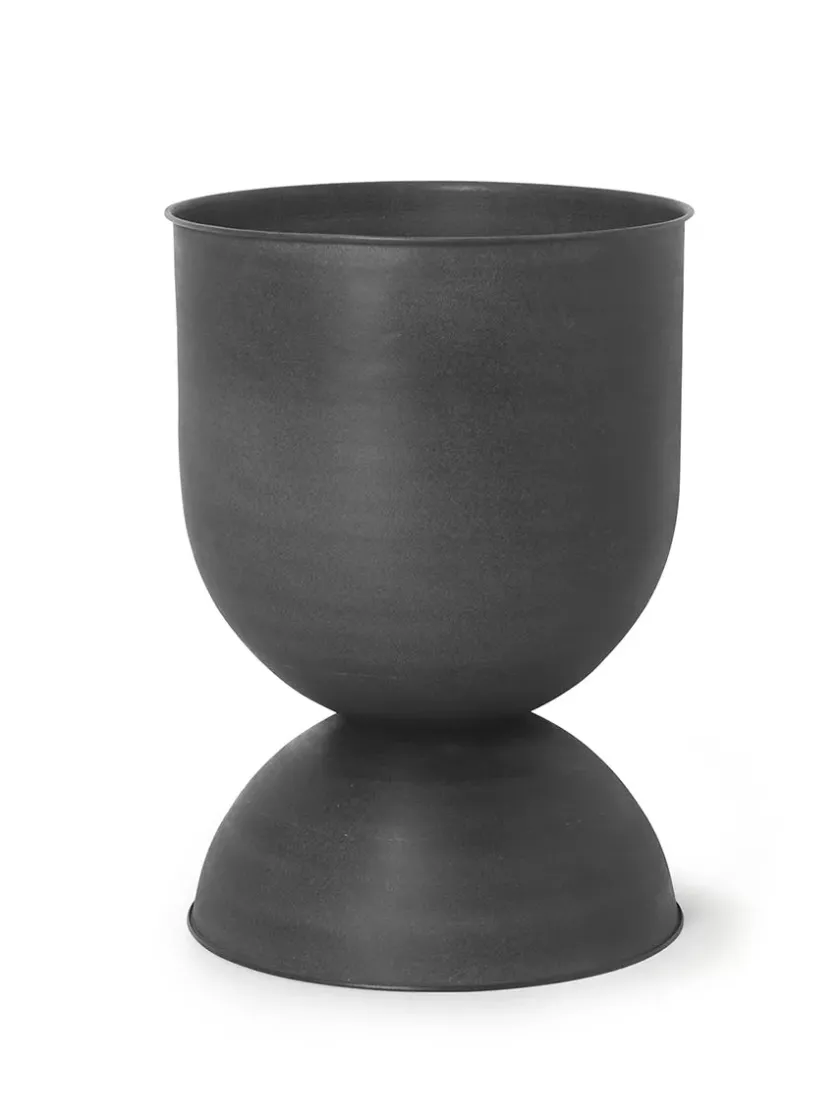 Ferm Living Vaser<Hourglass Pot, sort fra