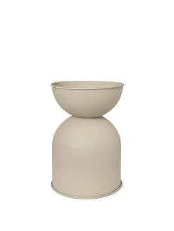 Ferm Living Vaser<Hourglass Pot, sort fra
