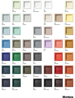 Montana Reoler<Hylder til åben reol