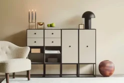 Audo Copenhagen Fodskamler|Lænestole<Ingeborg med Fodskammel, moonlight fra