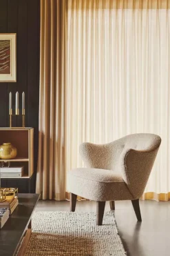 Audo Copenhagen Fodskamler|Lænestole<Ingeborg med Fodskammel, moonlight fra