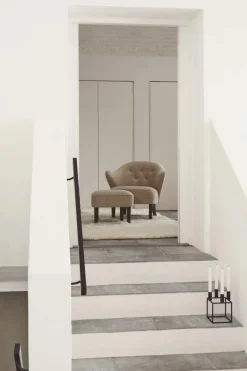 Audo Copenhagen Fodskamler|Lænestole<Ingeborg med Fodskammel, moonlight fra