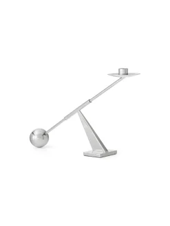 Audo Copenhagen Gaver Til Ham|Gaver Til Hende<Interconnect Candle Holder - small, stainless steel fra