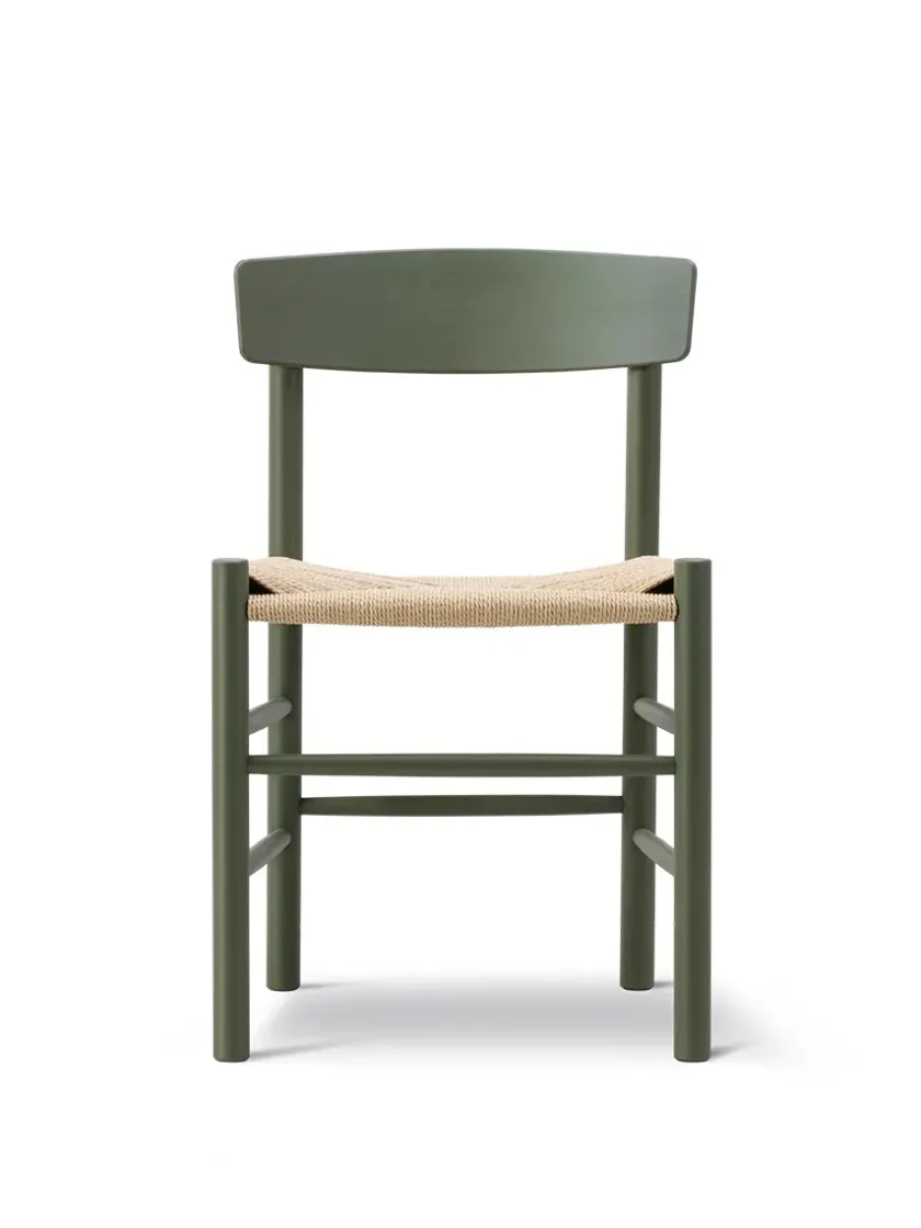 Fredericia Furniture Spisebordsstole<J39 Folkestolen, heritage red af Børge Mogensen