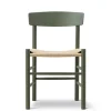 Fredericia Furniture Spisebordsstole<J39 Folkestolen, Khaki grøn af Børge Mogensen