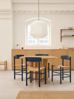Fredericia Furniture Spisebordsstole<J39 Folkestolen, Vintage lakeret af Børge Mogensen