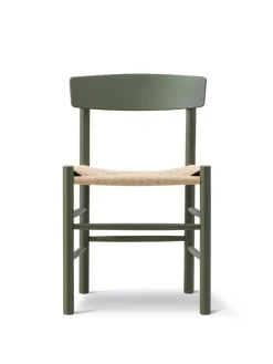 Fredericia Furniture Spisebordsstole<J39 Folkestolen, Vintage lakeret af Børge Mogensen