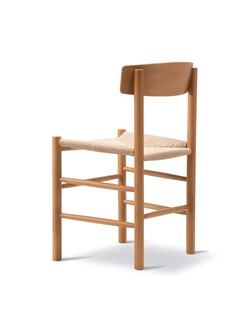 Fredericia Furniture Spisebordsstole<J39 Folkestolen, Vintage lakeret af Børge Mogensen