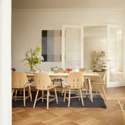 FDB Møbler Spisebordsstole<J67 spisebordsstol, lakeret eg fra