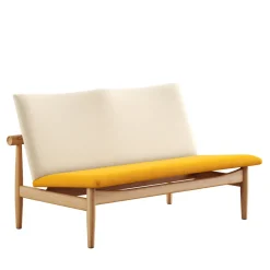House of Finn Juhl Sofaer<Japan 2 pers. sofa, eg klar olie af Finn Juhl
