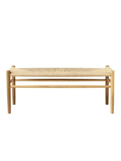 FDB Møbler Bænke<J83B Bænk, matlakeret eg fra