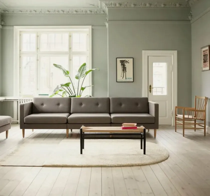 FDB Møbler Bænke<J83B Bænk, sortlakeret bøg fra