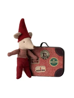 Maileg Nisser<Julemus, baby i kuffert fra