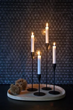 Piet Hein Lysestager<Jupiter Lysestage, sort fra