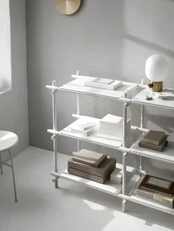 Audo Copenhagen Spots<JWDA Bordlampe, hvid marmor fra