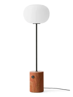 Audo Copenhagen Gulvlamper|Spots<JWDA Floor Lamp, red travertine stone fra