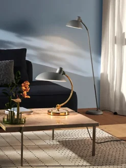 Fritz Hansen Spots<Kaiser Idell 6631-T Luxus Bordlampe, easy grey fra