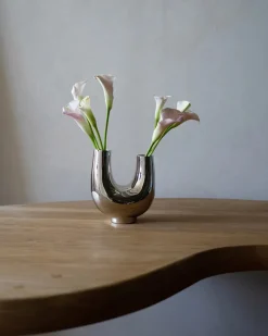 Hein Studio Vaser<Kazumi Vase, silver fra