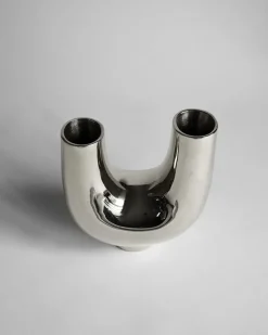 Hein Studio Vaser<Kazumi Vase, silver fra