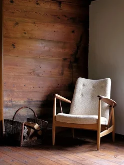 House of Finn Juhl Lænestole<Kettelhut Chair, Elegance leather af Finn Juhl