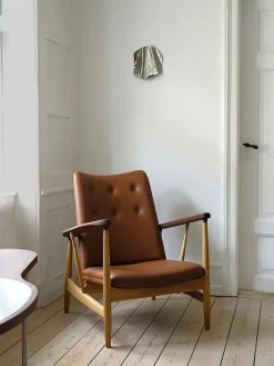 House of Finn Juhl Lænestole<Kettelhut Chair, Elegance leather af Finn Juhl