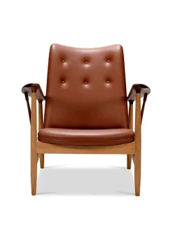 House of Finn Juhl Lænestole<Kettelhut Chair, Elegance leather af Finn Juhl