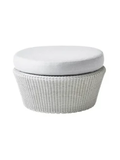 Cane-line Udendørs Loungemøbler|Havestole<Kingston Fodskammel fra